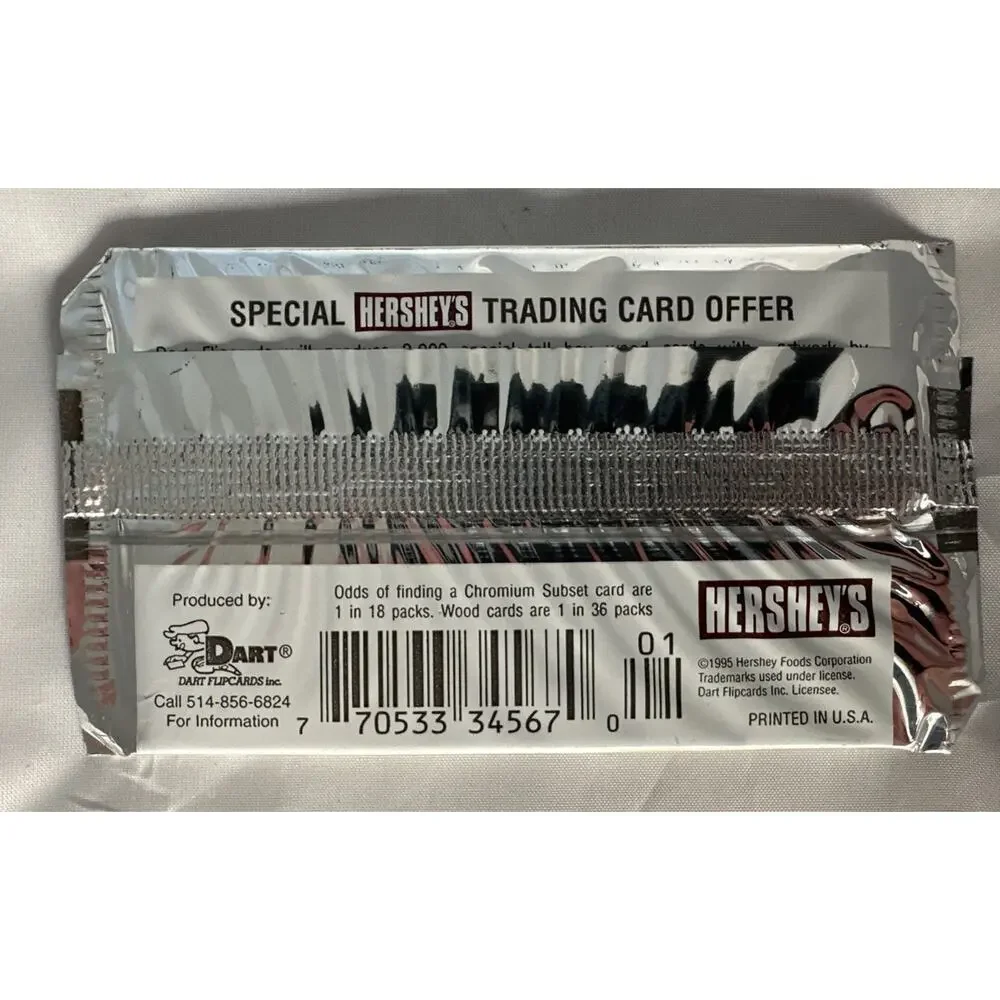 Hershey's Chocolate Dart Trading Cards (1) Sealed 8 Card Pack Collector Series